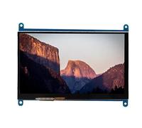 ASHATA 7 Pulgadas HDMI Pantalla LCD,1024x600 Ultra HD Pantalla Táctil Capacitiva para/Raspberry Pi1, para Monitor de Computadora