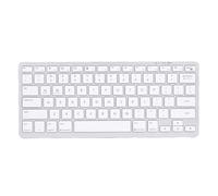 ASHATA 78 Teclado Compacto USB C Recargable para la Tableta de Teléfono con Teclas de Acceso Rápido Multimedia para iOS W in