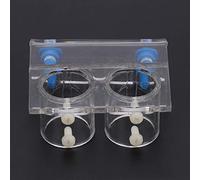ASHATA Accesorio de Tubo de Agua Acrílico Transparente, Tubo de un Orificio para Acuario de Pecera (#1)