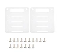 ASHATA Acrílico transparente 4 capas Disco duro Unidad de escritorio Computadora de escritorio Bandeja de disco duro de 3.5 pulgadas Bandeja, disipación de calor desnuda Unidad de disco duro Estante d