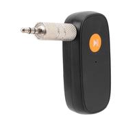 ASHATA Adaptador Aux 5.3 para Car, 2 en 1 5.3 Transmisor de Receptor de Audio Inalámbrico con Reproducción de 15 H y Cancelación de Ruido CVC8.0, Enchufe Aux de 3.5 Mm
