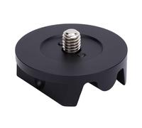 ASHATA Adaptador Cabeza de Bola, Accesorio para Telescopio, Aleació de Aluminio Cámara DSLR Cabeza de Bola Conexión Pedestal Accesorios de Fijación Fotograbafica para Telescopio (Black)