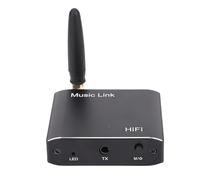 ASHATA Adaptador de Audio 5.3, Transmisor Inalámbrico y Receptor con Puerto de Audio de 3.5 Mm y Baja Latencia, para Altavoces COCHO TV de Computadora