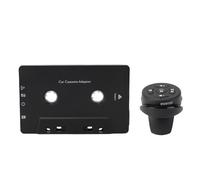 ASHATA Adaptador de Audio de Casete para Automóvil, Reproductor de Cinta Inalámbrico Bluetooth a Adaptador Auxiliar con Control Remoto, Receptor de Casete para Automóvil, Compatible