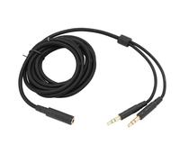 ASHATA Adaptador de Auriculares Divisor en Y, Cable Adaptador de Auriculares, Cable Adaptador Divisor de Auriculares de Baja Pérdida para Cloud Stinger Cloud Mix Cloud