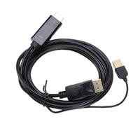 ASHATA Adaptador de Cable HDMI a DisplayPort 4K, Cable Adaptador HD a DisplayPort Plug and Play para Monitor de Computadora