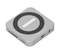 ASHATA Adaptador de Carcasa M2 SSD, Carcasa de Aluminio M2 NVME, Carga PD de 10Gbps 100W Compatible con Protocolo NVME Clave M, Interfaz de Clave B M