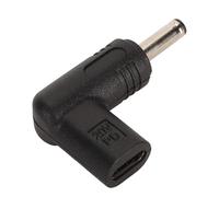 ASHATA Adaptador de Carga de Alimentación PD USB Tipo C Hembra de 100 W a CC de 4,0 Mm X 1,35 Mm, PD USB 3.1 USB C Hembra a Adaptador de Corriente Macho de 18,5 a 20 V CC para