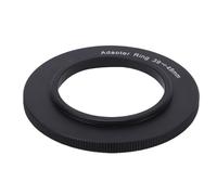 ASHATA Adaptador de Lente de 39 Mm a Lente de Cámara de 49 Mm, Adaptador de Anillo Elevador de Aluminio de 39 Mm a 49 Mm para Accesorio de Cámara sin Espejo ND CPL, Negro