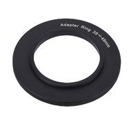 ASHATA Adaptador de Lente de Cámara de 39 Mm a 49 Mm, Anillo Elevador de Filtro de Aleación de Aluminio Liviano de 39 Mm a 49 Mm para Accesorio de Cámara sin Espejo