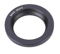 ASHATA Adaptador de Montaje de Lente M42 a M4/3 para Cámara sin Espejo M4/3, Lente de Película de Montaje M42 de Aleación de Aluminio para Cámaras sin Espejo