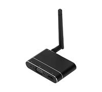 ASHATA Adaptador de pantalla inalámbrica, HD 1080P WiFi Screen Mirroring Adapter On Screen Adapter con interfaz VGA y antena WiFi, color negro