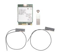 ASHATA Adaptador de Red 5G para Computadora Portátil, Tarjeta WiFi 7 2.4G 574Mbps, 2400Mbps 6G 5800Mbps BT 5.4 MU MIMO BE200NGW Tarjeta de Red para Computadora Win 10 11 (Tarjeta WiFi 7
