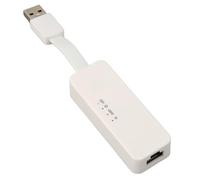 ASHATA Adaptador de Red USB, Adaptador USB 3.0 a Gigabit Ethernet, Convertidor de Red Nic de 10/100/1000Mbps para Computadoras Portátiles con Windows