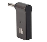 ASHATA Adaptador de USB a CC, Tipo C Hembra Adaptador de Codo de USB a CC PD 100W Adaptador Convertidor de Corriente para Portátil de Carga Rápida (3 * 1,1mm)