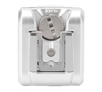 ASHATA Adaptador de Zapata Apto para NEX-3 C3 F3 NEX-5 NEX 5N 5R 5C 5T Accesorios de Montaje de Flash para Cámara con Ajuste Manual del Brillo del Flash para Linternas de un Toque (Silver)