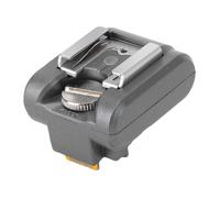 ASHATA Adaptador de Zapata para Flash para Cámara NEX 3 C3 F3 NEX 5 5N 5R 5C 5T, Adaptador de Zapata, con de Bloqueo de Tuerca Redonda (BLACK)