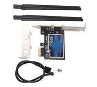 ASHATA Adaptador Inalámbrico PCIE de Doble Banda Tarjeta de Red Gigabit 1800Mbps para Computadoras de Escritorio con Bluetooth 5.3