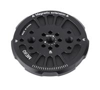 ASHATA Adaptador Magnético de Montaje en Trípode para Teléfono con Círculo Magnético, Adaptador de Montaje en Trípode para Teléfono de Aleación de Aluminio con Rosca de 1/4 de