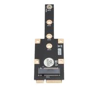 ASHATA Adaptador Mini PCIe a M.2 M Key NVME SSD, Tarjeta Convertidora NGFF para 2230 2242 2260 2280 .2 SSD, Soporte de Clave PCIe, Plug and Play, con Tornillos y Destornillador