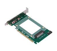ASHATA Adaptador PCIe NVMe, Adaptador U.2 a PCIe para SSD NVMe U.2 de 2,5, Adaptador PCIe SFF-8639, Tarjeta Convertidora SSD NVMe a PCI-e X16, Componente Electrónico SSD NVMe