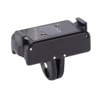 ASHATA Adaptador Plegable Portátil de Montaje de Liberación Rápida para Cámara de Acción para 360 con Imán Fuerte y Aleación de Aluminio para Fotografía Diaria Negro