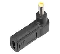 ASHATA Adaptador Tipo C a CC, Enchufe Hembra a Macho de 4,8 X 1,7 Mm, Conector PD en ángulo Recto para una Carga Más Rápida, Plug and Play