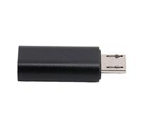 ASHATA Adaptador Tipo C a Micro USB, Conector de Conversión Micro USB Macho a Tipo C Hembra, Convertidor de Carga USB de Línea de Datos para Teléfono Celular, Computadora Portátil,