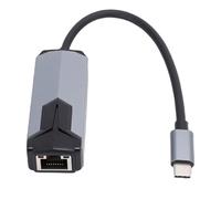 ASHATA Adaptador USB C a Ethernet Compatible con Convertidor Tipo C 3.0 a RJ45 de Alta Velocidad de 5 Gbps, Tarjeta de Red con Cable para PC de Escritorio Portátil con Cubierta de