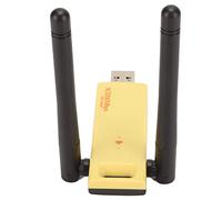 ASHATA Adaptador WiFi USB Inalámbrico, Adaptador WiFi USB, Tarjeta Inalámbrica USB de Interfaz USB 3.0 de 2,4 GHz y 5 GHz con 2 Antenas de Alta Ganancia 3dBi para PC Portátil