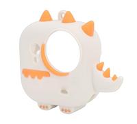 ASHATA Adorable Funda Protectora de Lente de Cámara de Silicona Estilo Dibujos Animados para GO Ultra con Correa para Muñeca Beige