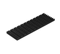 ASHATA Aleta de enfriamiento PCIE M.2 SSD 2280, radiador Enfriador del disipador de Calor para computadora portátil de Escritorio, con el Chip de Control Principal(Negro)