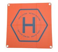 ASHATA Alfombrilla de Aterrizaje Portátil para Drones Mini 3 Pro, Plataforma de Aterrizaje de Cuadricóptero RC de Doble Cara de 20 X 20 Pulgadas, Incluye Clavos de Tierra y Bolsa de Almacenamiento