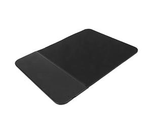 ASHATA Alfombrilla de Ratón de Carga Inalámbrica, Tela y Alfombrilla de Ratón Dura para Juegos Incluida, Alfombrilla de Ratón de Goma Pequeña Multifuncional de 15 W 300x220x6 Mm con