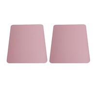 ASHATA Alfombrilla de Ratón de Cuero de PVC de 2 Piezas Protector de Ratón de Escritorio de 10 6x8 26 Pulgadas Alfombrilla de Ratón Impermeable Antideslizante para Ordenadores (Morado y