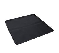 ASHATA Alfombrilla de Silicona para Mini Frigorífico, 19,69 X 19,69 X 0,59 Pulgadas, Antideslizante Debajo del Frigorífico, Bandeja de Goteo para Mini a Prueba de Fugas con (BLACK)
