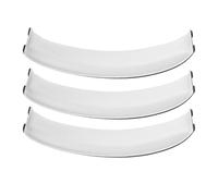ASHATA Almohadilla para Diadema para Auriculares, 3 uds., Reemplazo de Cojín para Cabeza de Auriculares DIY de Cuero Proteico Suave, Compatible con Hecate (Grey)