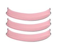 ASHATA Almohadilla para Diadema para Auriculares, 3 uds., Reemplazo de Cojín para Cabeza de Auriculares DIY de Cuero Proteico Suave, Compatible con Hecate (Pink)