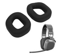 ASHATA Almohadillas para el Oído de Repuesto para Auriculares HS80 RGB, Cojines de Espuma de Memoria de Malla Suave y Transpirable para Auriculares HS80 MAX