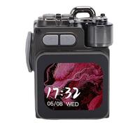 ASHATA Altavoz Bluetooth Portátil con Pantalla Táctil, Mini Altavoz Portátil Inalámbrico, Iluminación Ambiental RGB, para Música, Juegos, Películas, Llamadas, Viajes, Fiesta en Casa,