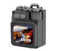 ASHATA Altavoz con Pantalla Táctil, Mini Altavoz Inalámbrico con Pantalla Táctil LED 5.4 10h Tiempo de Juego IPX7 Agua Pulte Sound for Home Outdoor Travel Gifts