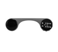 ASHATA Altavoz de Almohada, Mini Ayuda para Dormir Inalámbrica Bluetooth Estéreo de Conducción ósea, Altavoz Portátil de Ruido Blanco Debajo de la Almohada con Pantalla LED para Dormir (Grey)