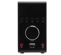 ASHATA Amplificador Receptor Estéreo Bluetooth, Sonido Potente Multifuncional para Monitores y Reproductores de DVD, Tamaño Pequeño (Black)