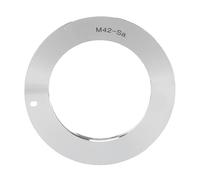 ASHATA Anillo Adaptador de Montura de Lente de Cámara, Adaptador de Montura M42 a SA Adaptador de Lente de Cobre Fabricado con Material de Cobre para Cámaras SA con Ajuste Seguro