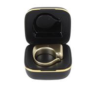 ASHATA Anillo de Desplazamiento Bluetooth Page Turner, Control Remoto para Scroller y Obturador de Cámara, Botón Inalámbrico para Lectura de (Dorado)