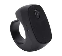 ASHATA Anillo de Desplazamiento Remoto, Control Remoto del Obturador de la Cámara Bluetooth con Rodillo, Anillo de Dedo de Desplazamiento Inalámbrico para Teléfono y Tableta (Black)