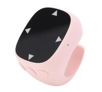 ASHATA Anillo de Desplazamiento Remoto, Grabación de Video de la Cámara Bluetooth Ring Bluetooth 5.3 Distancia de Control Remoto de 10 Metros Distancia de Control Remoto de 10 Metros (Pink)