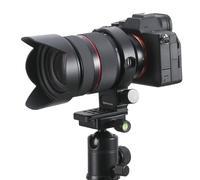 ASHATA Anillo de Montaje en Trípode de Lente, Collar de Soporte de Aleación de Aluminio con Placa de Liberación Rápida para AF24-70 Mm F2.8 Lente, Ajuste Seguro y Diseño de