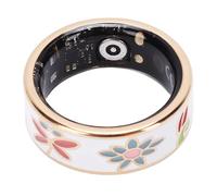 ASHATA Anillo Inteligente para Mujeres y Hombres, Monitoreo del Sueño, Conteo de Pasos, Fotografía Inteligente, Anillo IP68 (Tamaño 12 (ID 21,4 mm/0,84 pulg. C 67,2 mm/2,65 pulg.))