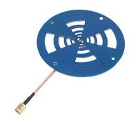 ASHATA Antena UWB de Banda Ultra Ancha, Rango de Frecuencia de Alta Ganancia de 550 MHz a 7 GHz, Ganancia Promedio de 3 DBi, Antenas Omnidireccionales Periódicas de Registro de Diseño